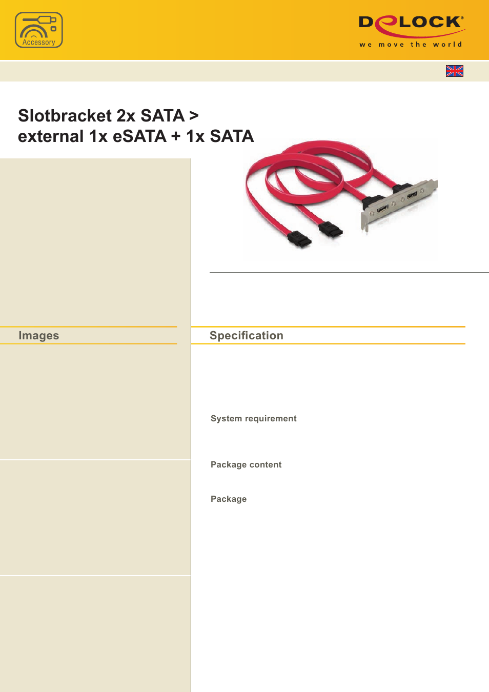 DeLOCK 61827 User Manual | 1 page