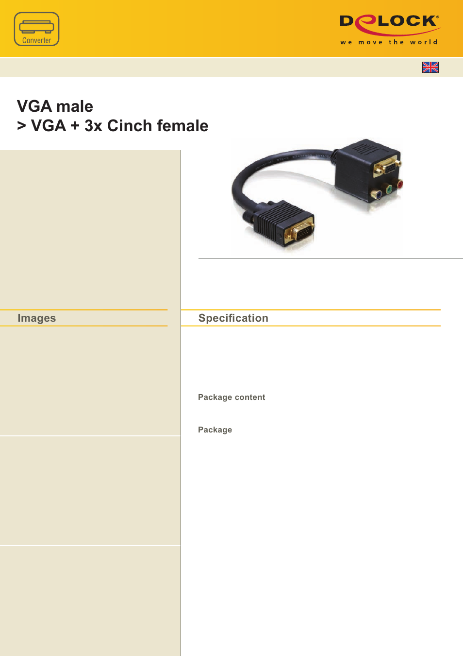 DeLOCK 65059 User Manual | 1 page