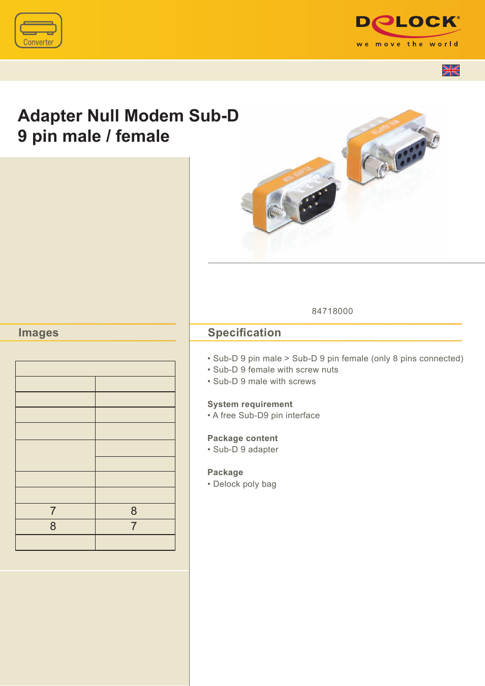 DeLOCK 65255_data_sheet User Manual | 1 page