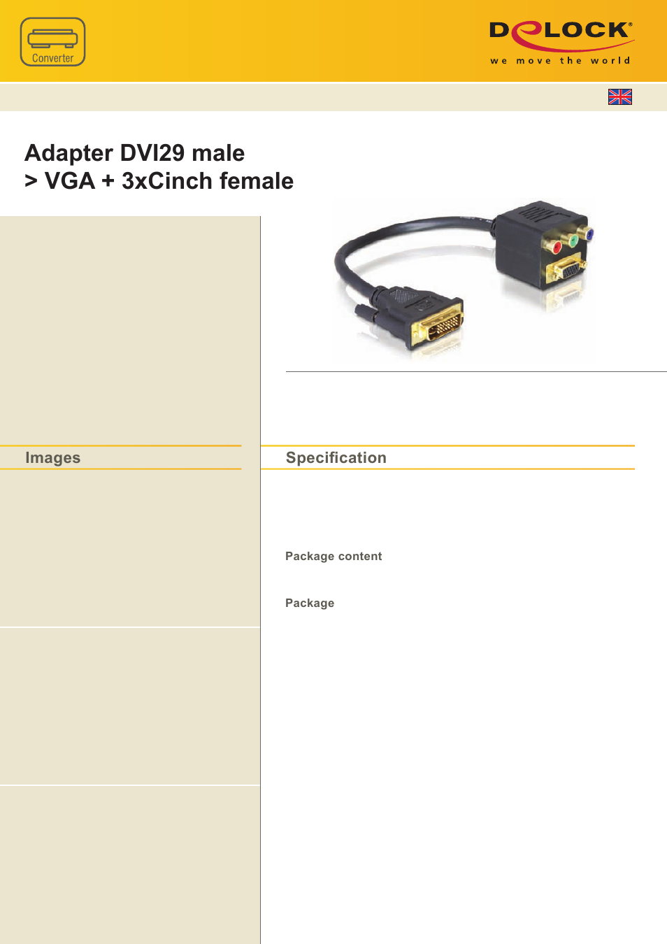 DeLOCK 65061 User Manual | 1 page