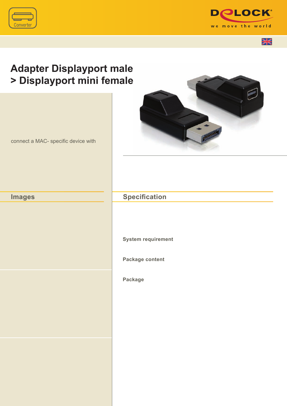 DeLOCK 65237 User Manual | 1 page