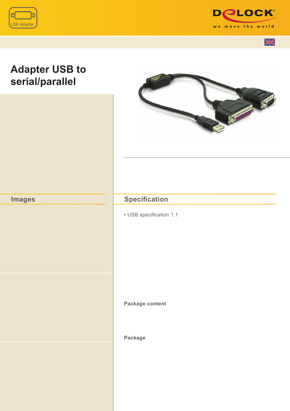 DeLOCK 61516 User Manual | 1 page