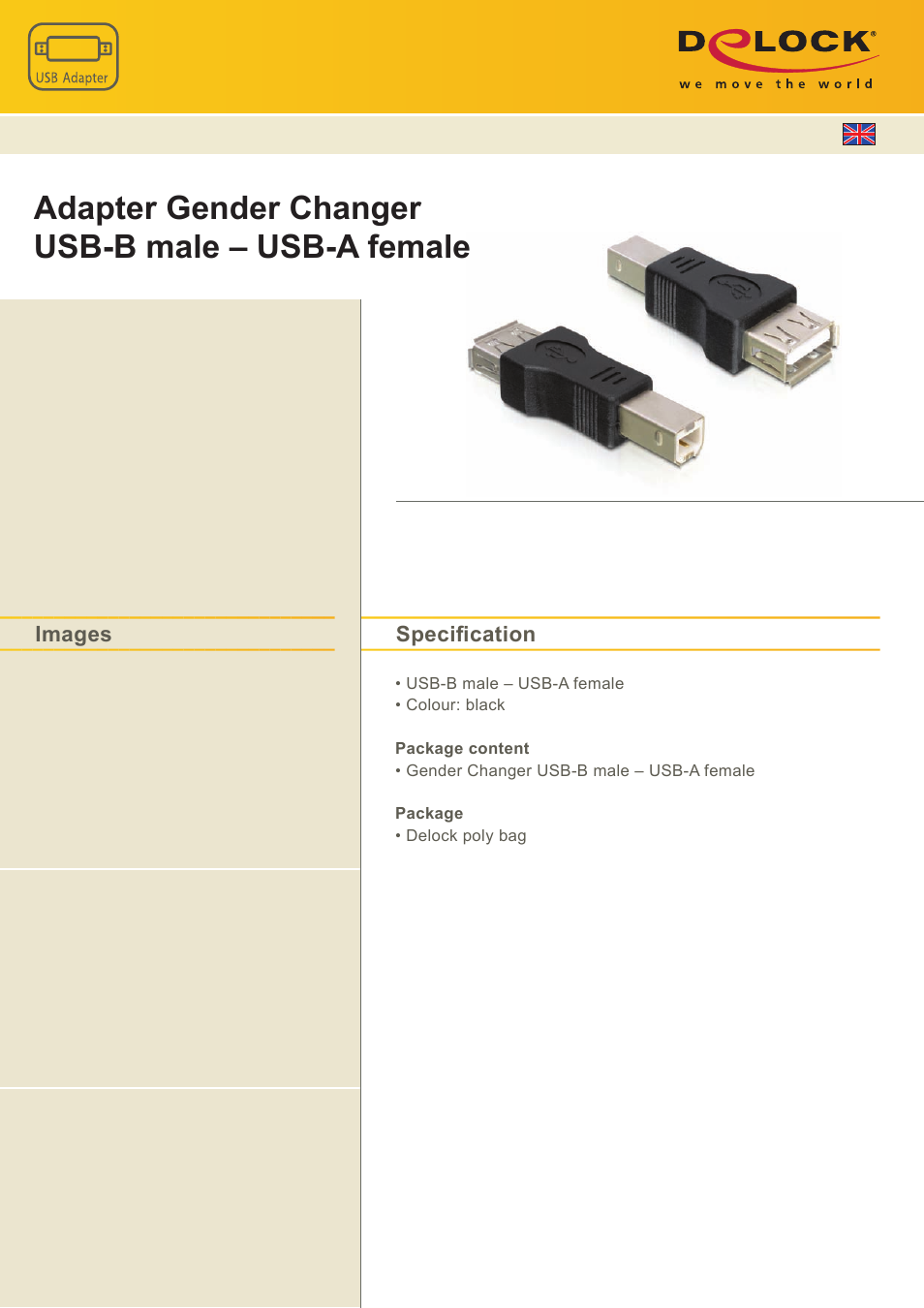 DeLOCK 61098 User Manual | 1 page