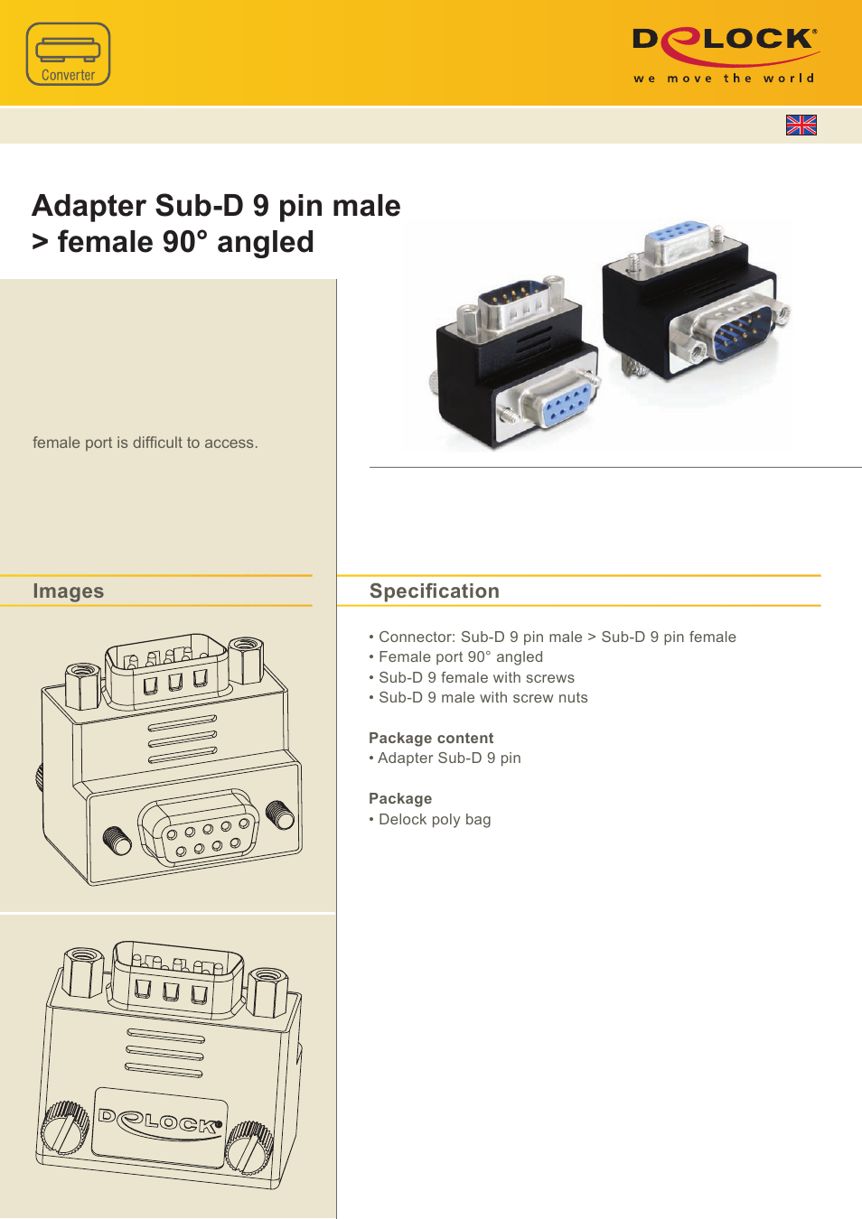 DeLOCK 65266 User Manual | 1 page