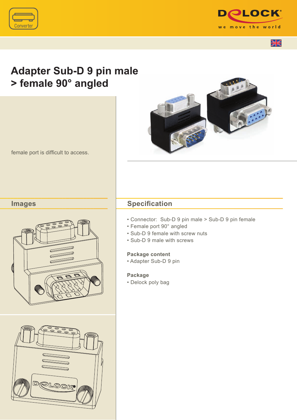 DeLOCK 65264 User Manual | 1 page