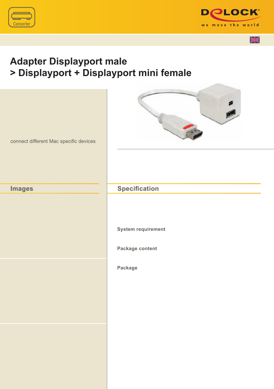 DeLOCK 61751 User Manual | 1 page