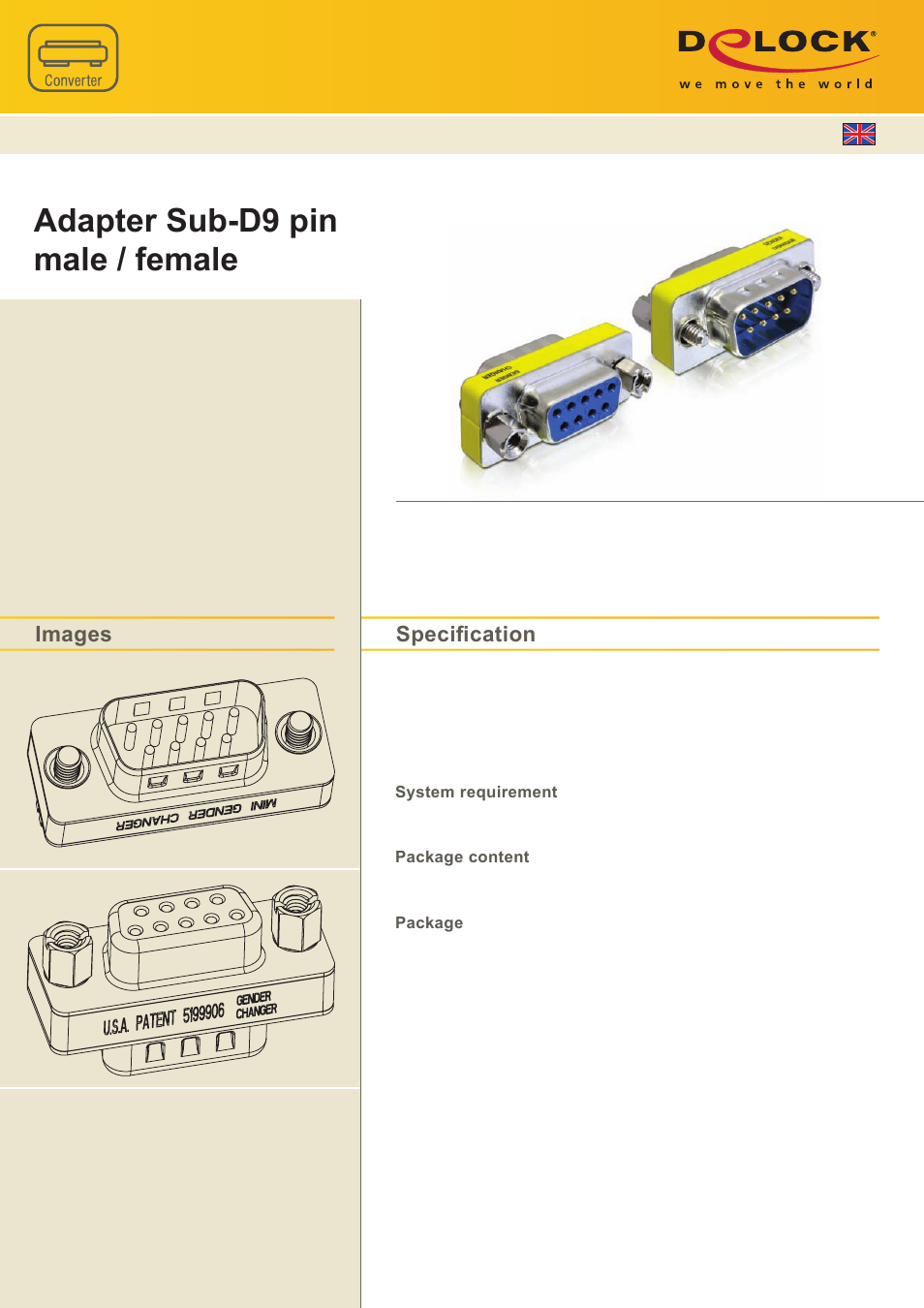 DeLOCK 65249_data_sheet User Manual | 1 page