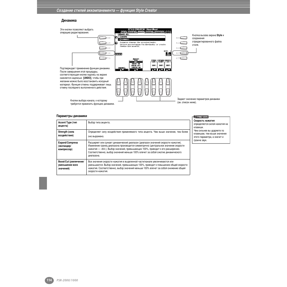 Слм‡плн, И‡ ‡пвъ ˚ ‰лм‡плнл | Yamaha PSR-2000 User Manual | Page 113 / 170