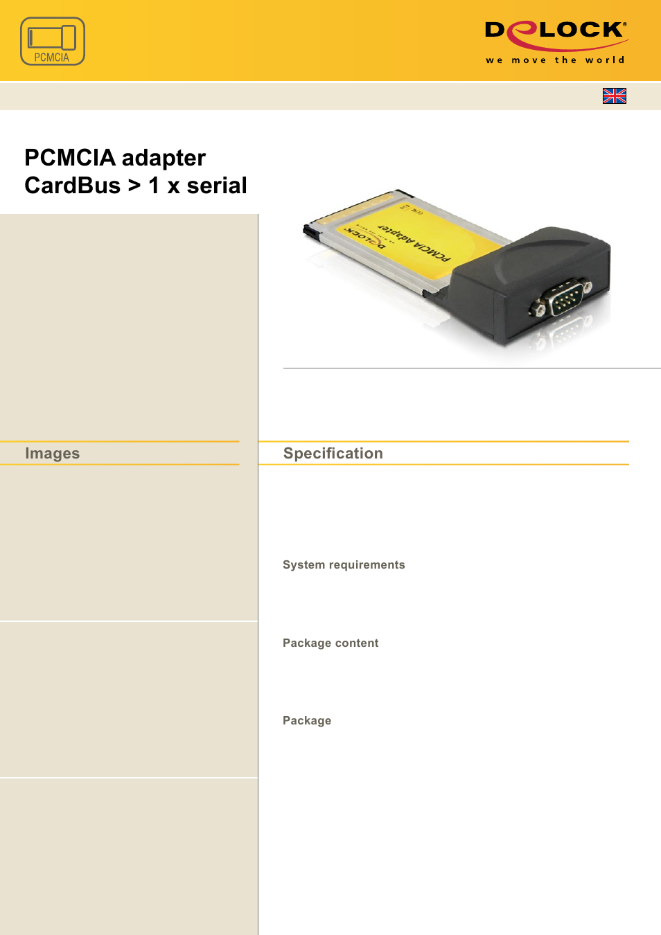 DeLOCK 61622 User Manual | 1 page