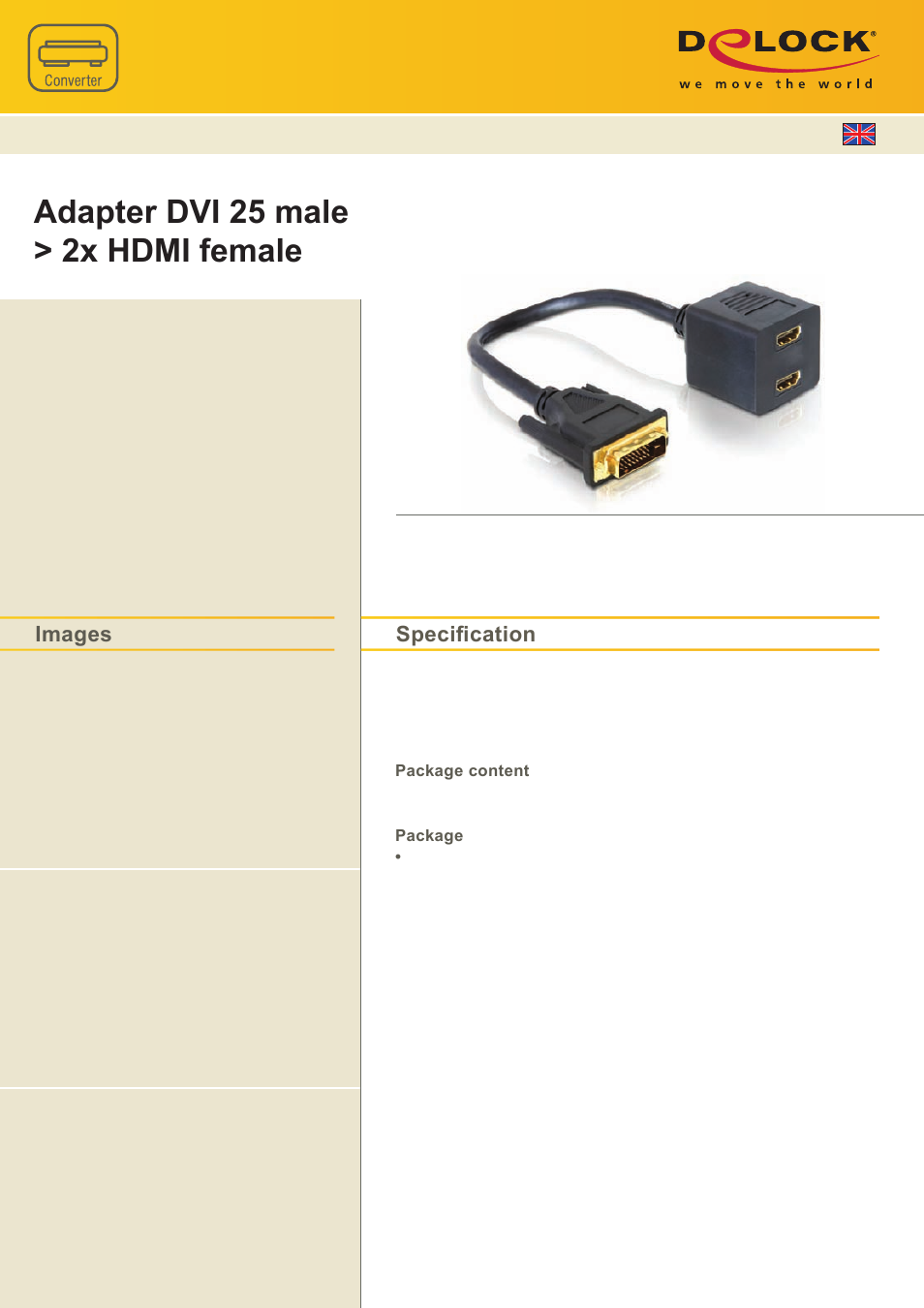 DeLOCK 65069 User Manual | 1 page