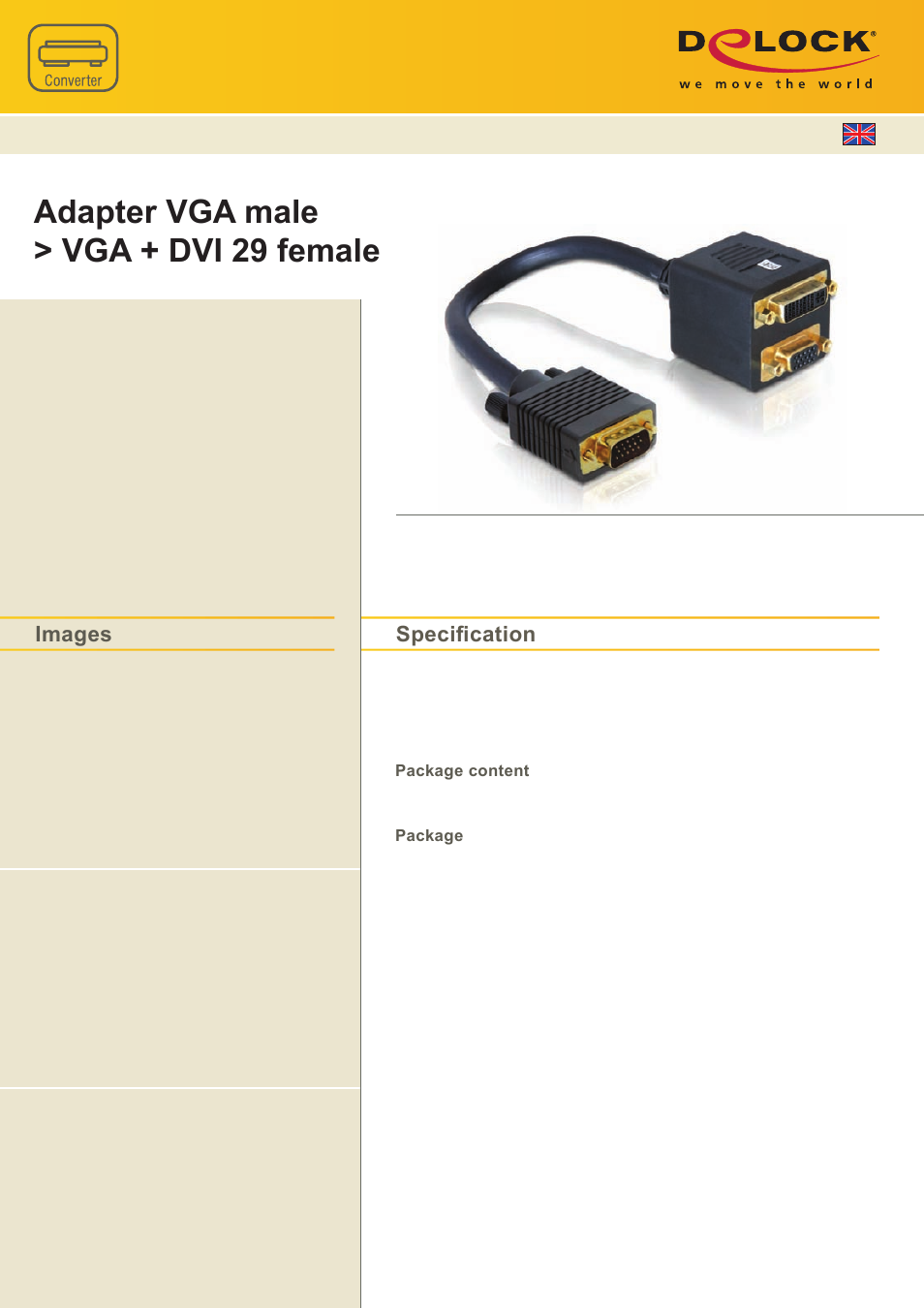 DeLOCK 65068 User Manual | 1 page