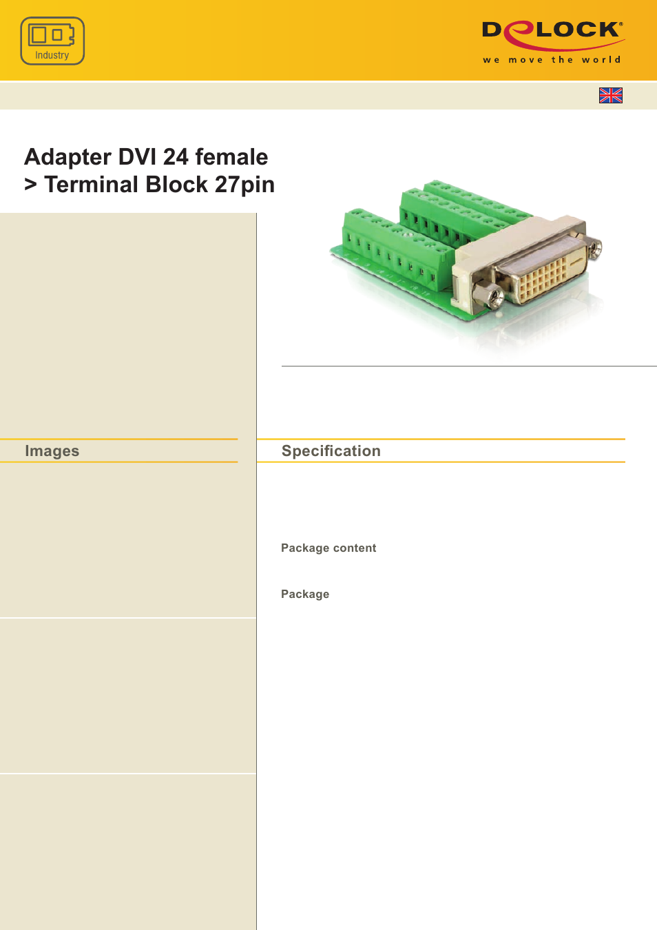 DeLOCK 65169 User Manual | 1 page