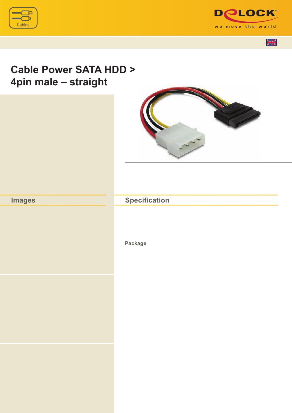 DeLOCK 60112 User Manual | 1 page