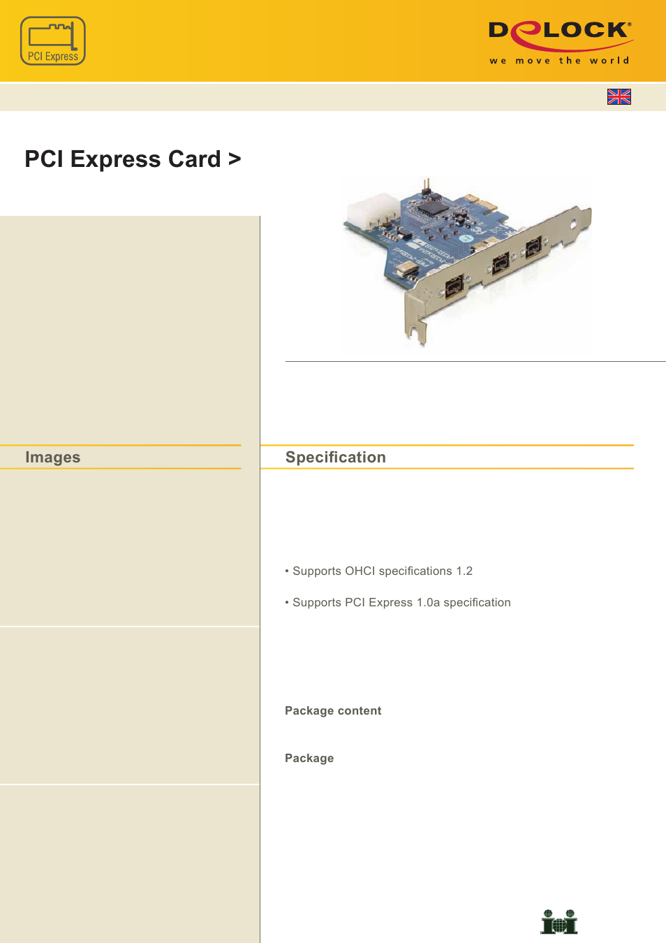 DeLOCK 61643 User Manual | 1 page