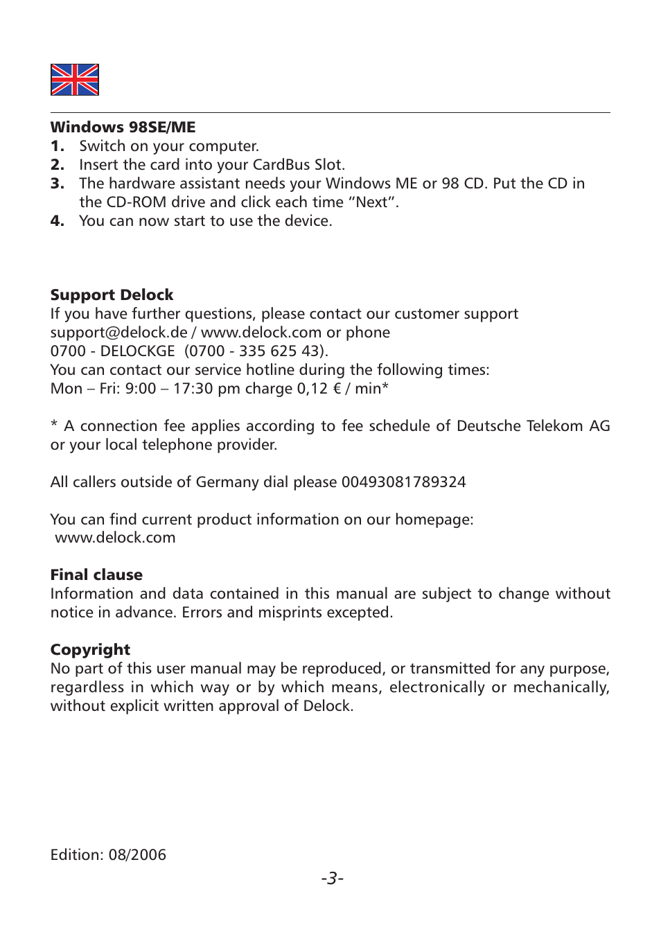 DeLOCK 61527 User Manual | Page 3 / 3