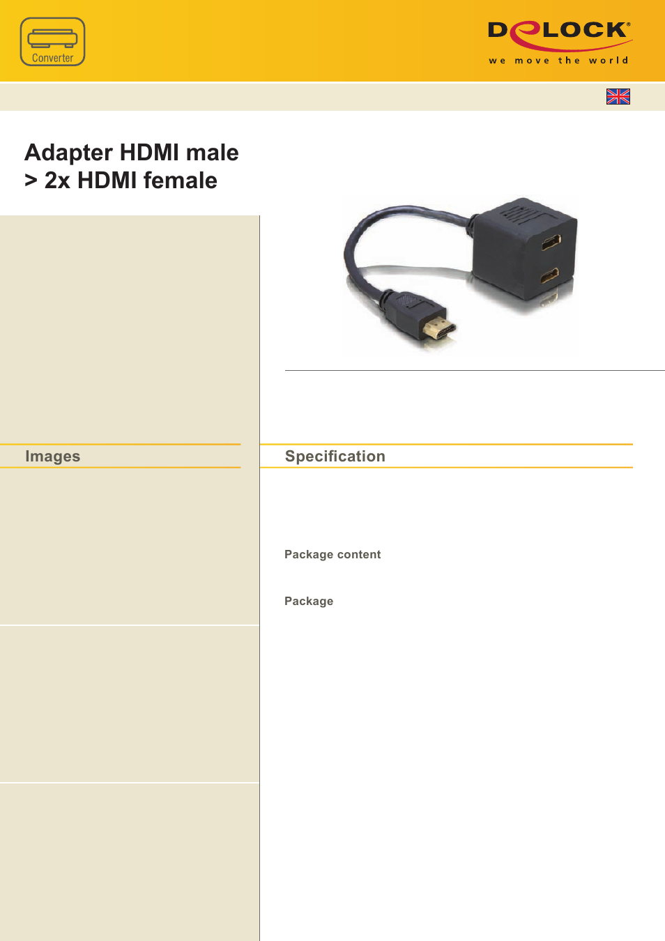 DeLOCK 65056 User Manual | 1 page