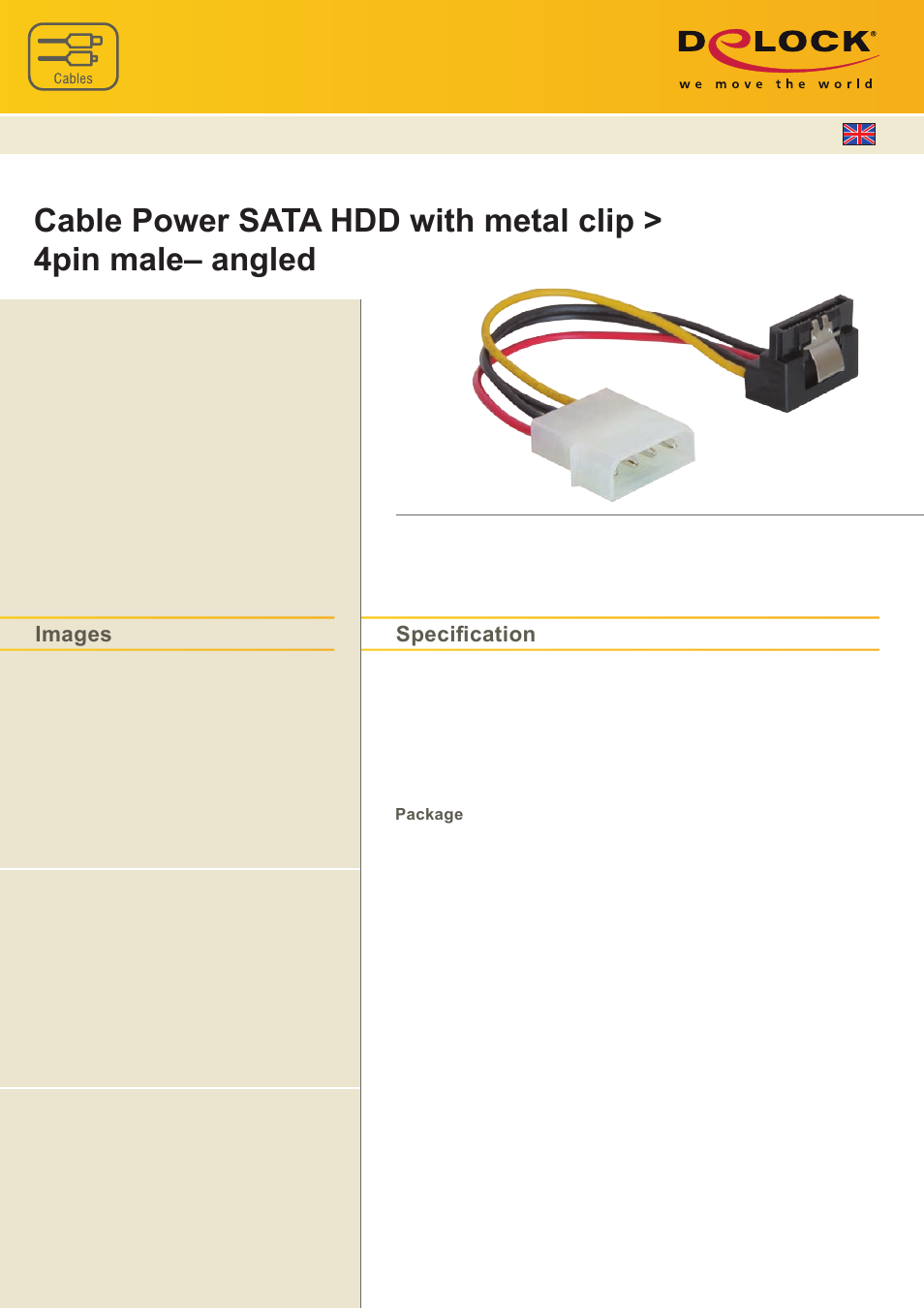 DeLOCK 60121 User Manual | 1 page