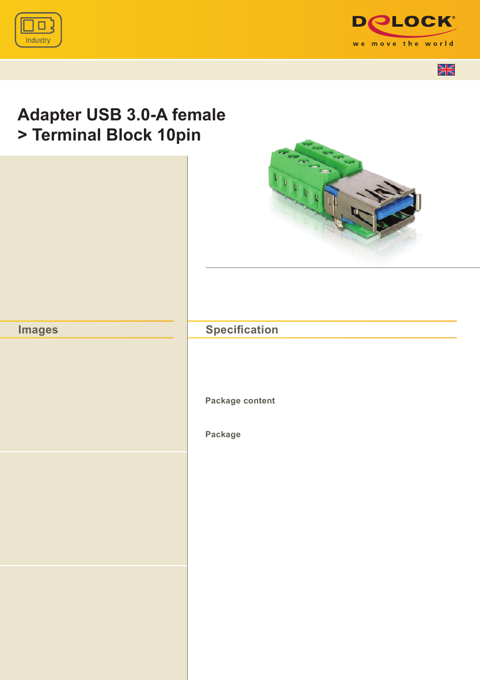 DeLOCK 65167 User Manual | 1 page