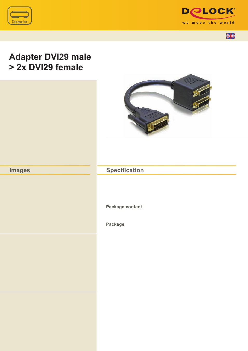 DeLOCK 65053 User Manual | 1 page