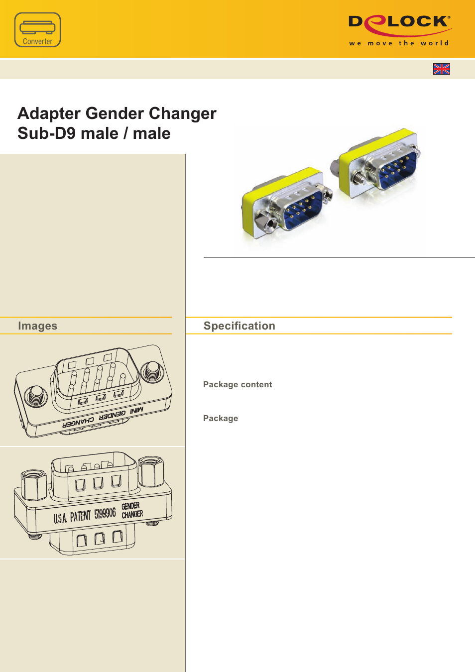 DeLOCK 65009_data_sheet User Manual | 1 page