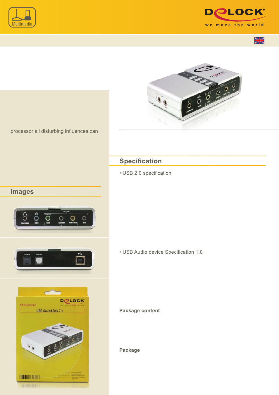 DeLOCK 61803 User Manual | 1 page