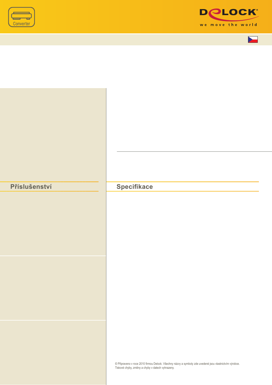 Příslušenství | DeLOCK 65163 User Manual | Page 5 / 7