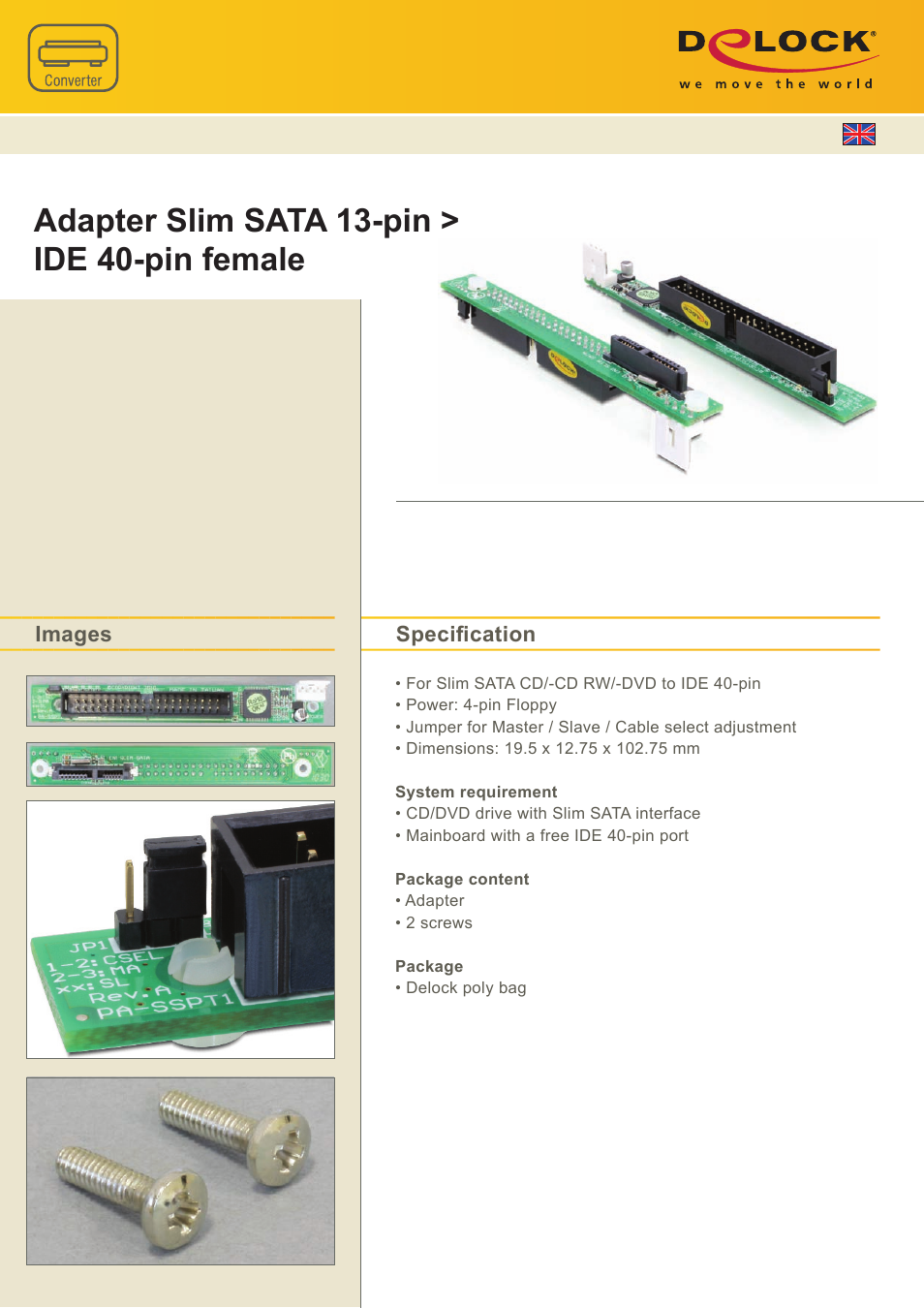 DeLOCK 65236 User Manual | 1 page