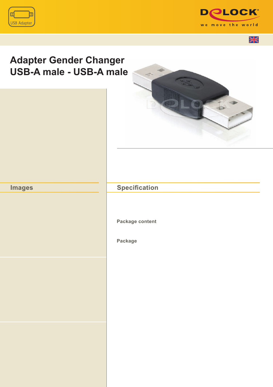 DeLOCK 65011 User Manual | 1 page