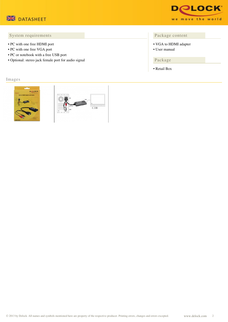 DeLOCK 62408 User Manual | Page 2 / 2