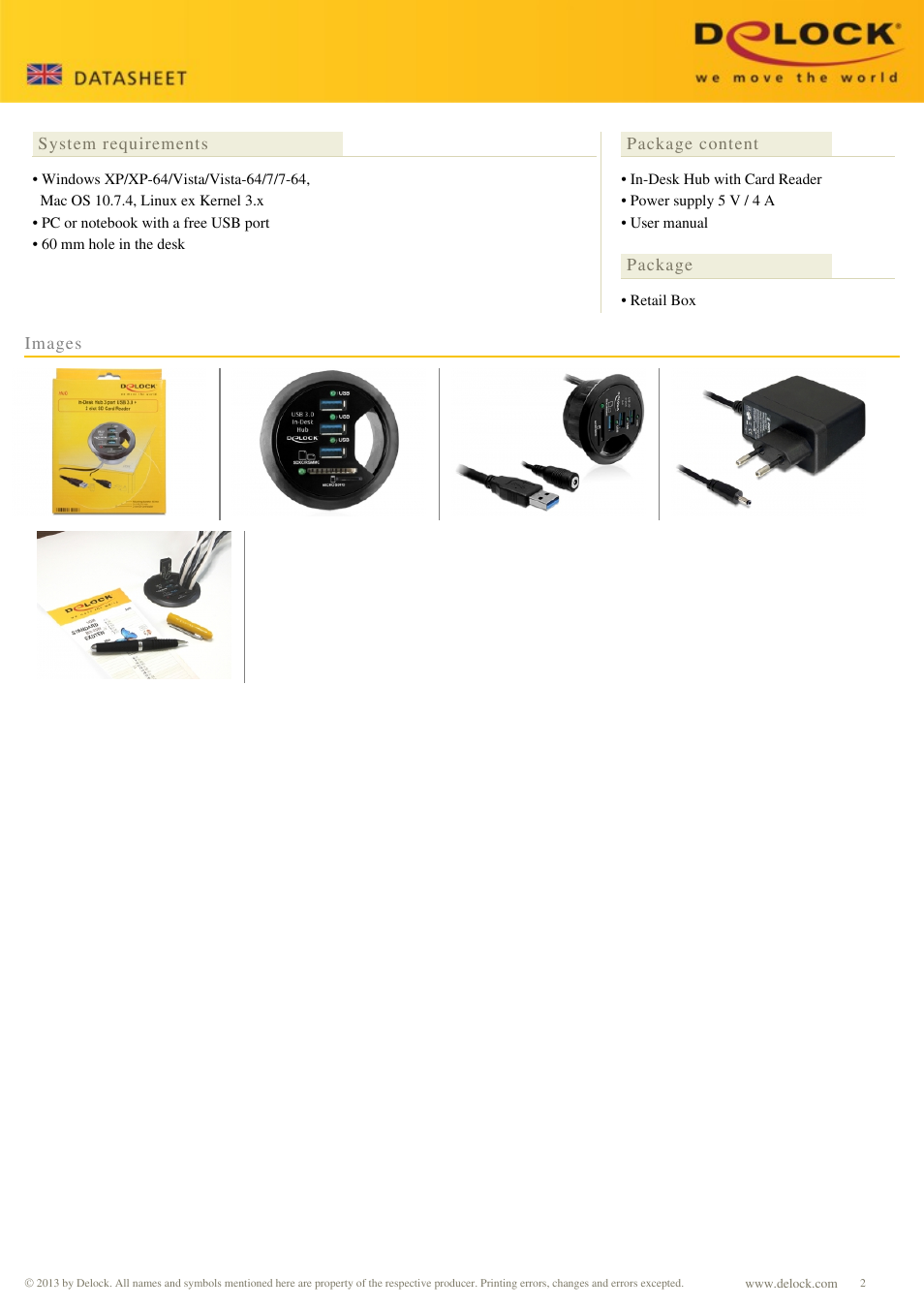DeLOCK 61991 User Manual | Page 2 / 2