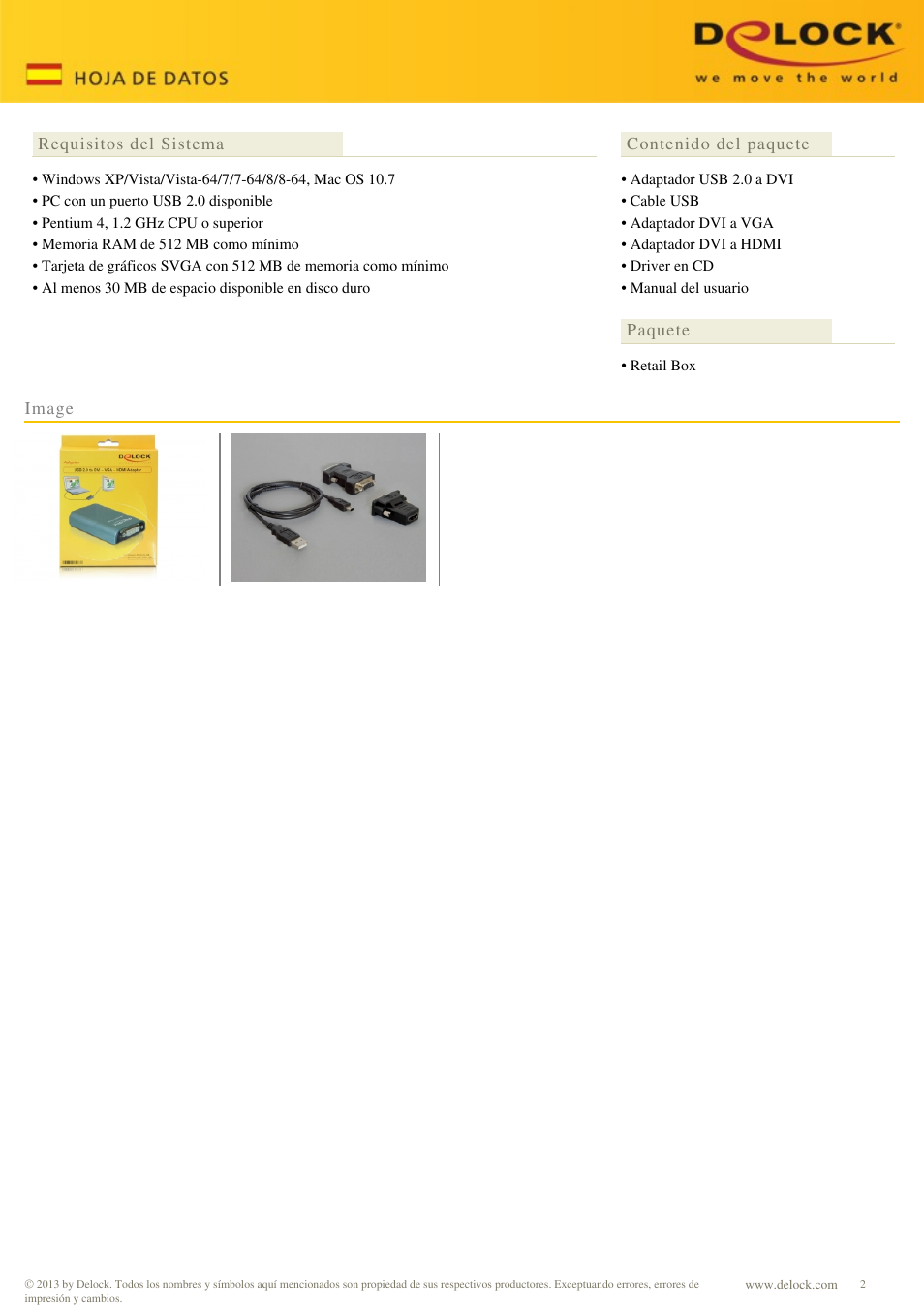 DeLOCK 61787 User Manual | Page 2 / 2