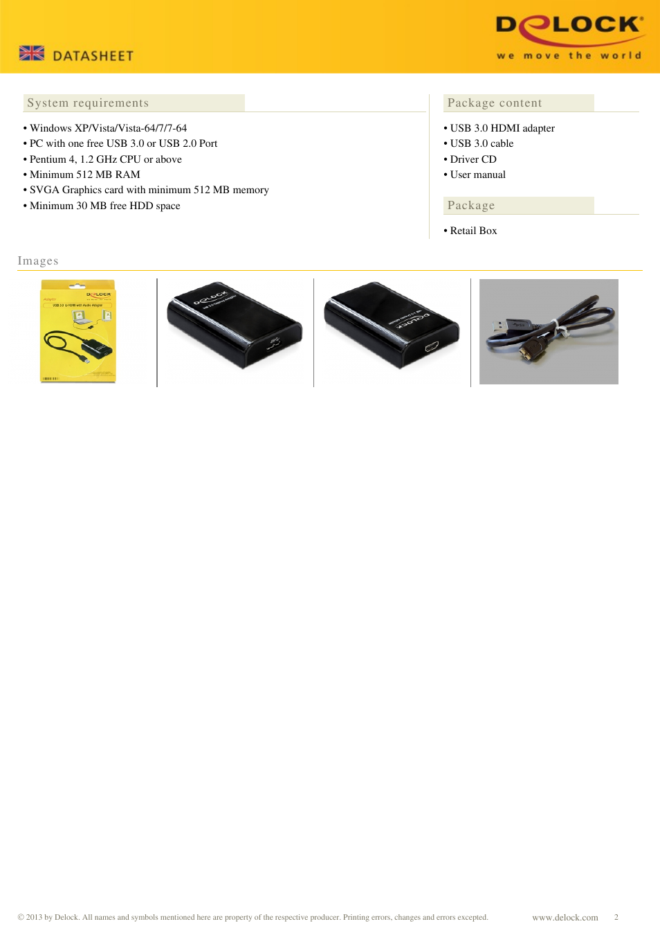 DeLOCK 61943 User Manual | Page 2 / 2