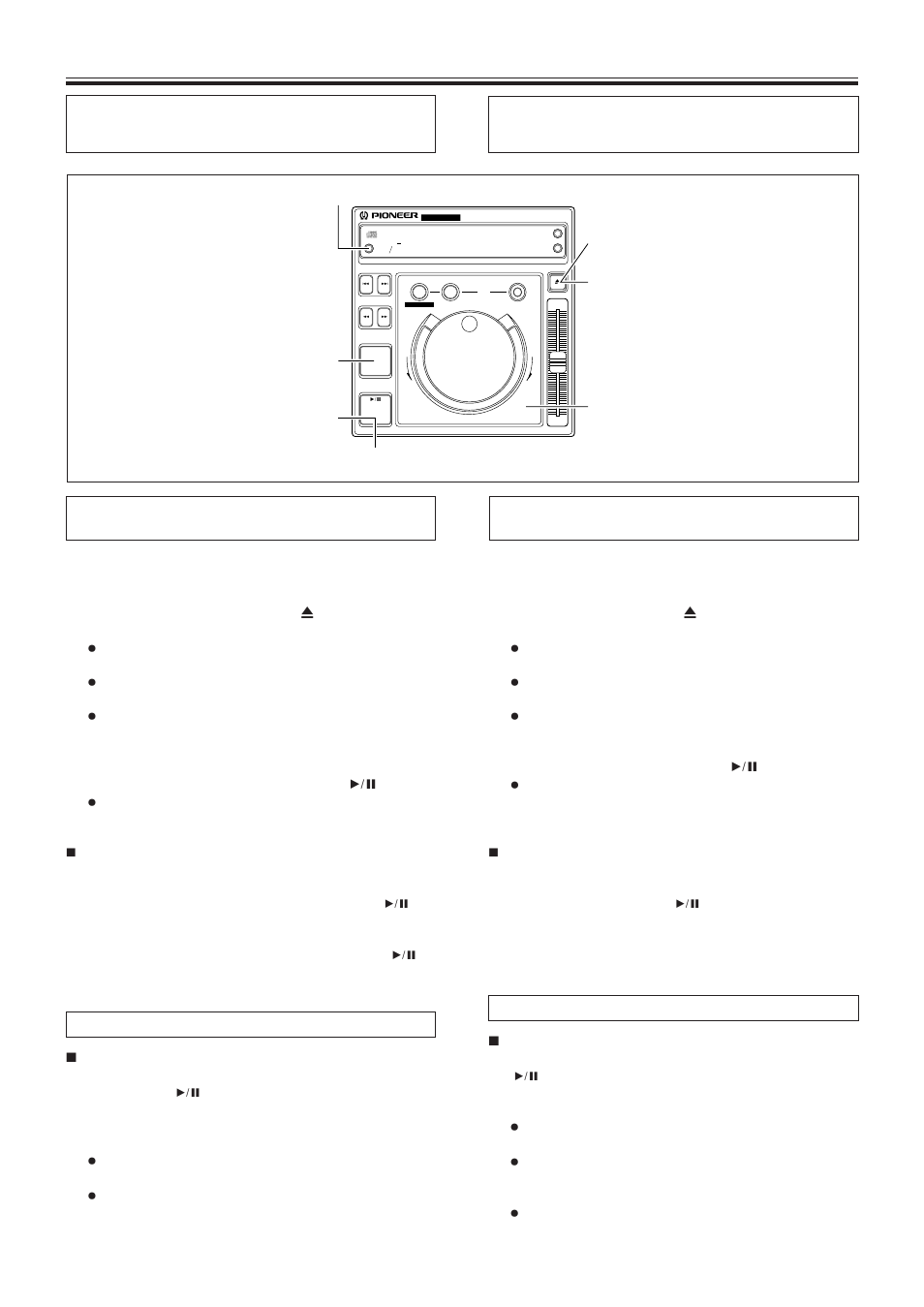 Einsatz als dj-player, Funzionamento del lettore ad uso dj, Suchen nach einem bestimmten feld | Ripasso dei brani istante per istante, Grundlegende bedienung ii/operazioni principali ii, 7 jogscheibe, 7 tramite la manopola di ricerca | Pioneer CDJ-500S User Manual | Page 44 / 86