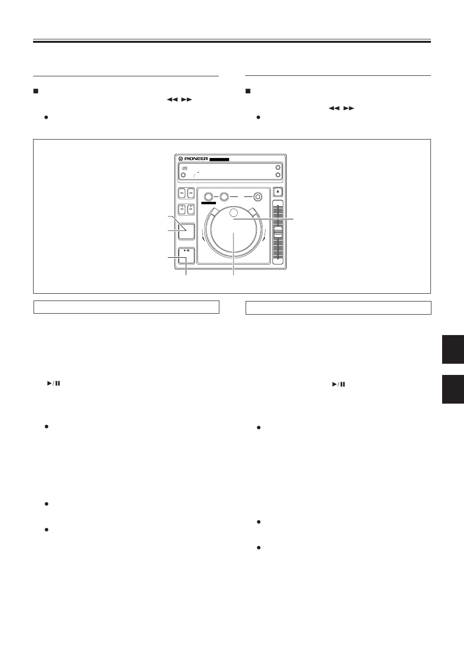 Instellen van het cue-punt (beginpunt), Ajuste de un punto de localización, 7 gebruik van de search toetsen | 7 operación empleando los botones search, Wo _ c a | Pioneer CDJ-500S User Manual | Page 73 / 86