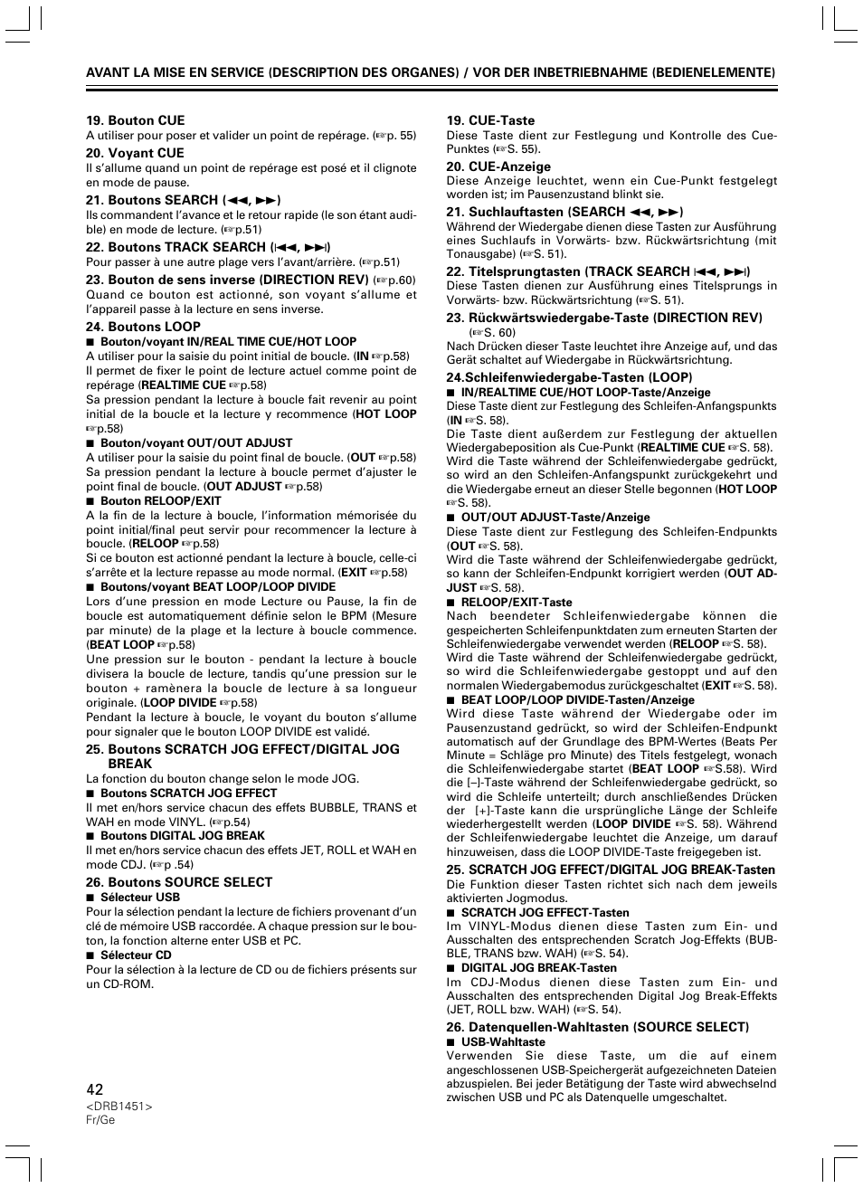 Pioneer CDJ-400 User Manual | Page 42 / 162