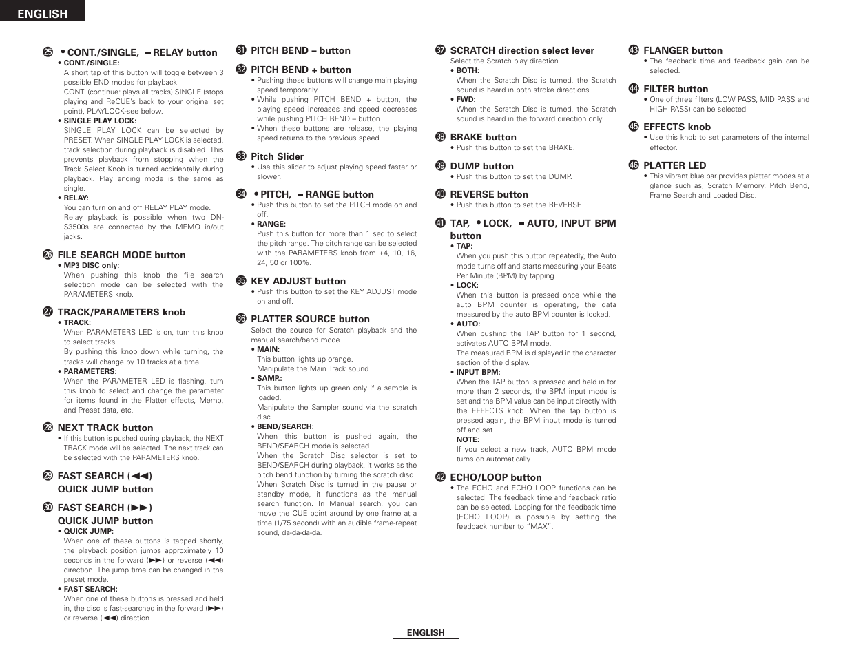 Denon DN-S3500 User Manual | Page 10 / 134