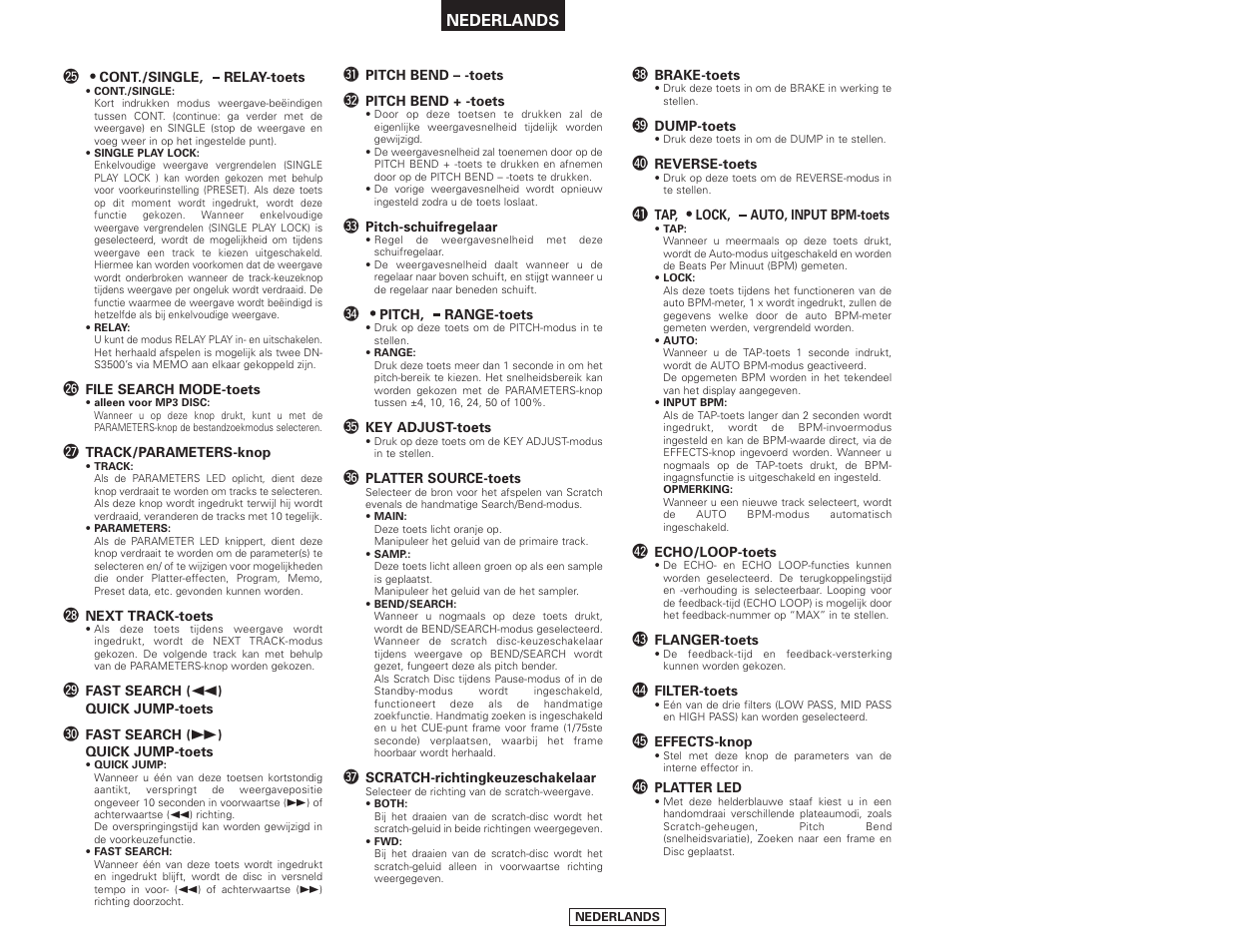 Denon DN-S3500 User Manual | Page 100 / 134