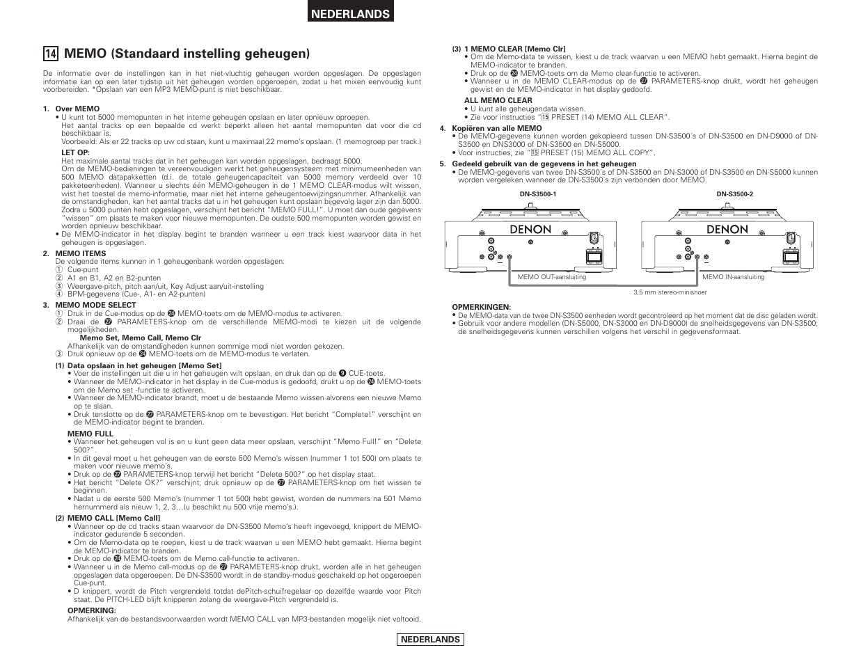 Denon DN-S3500 User Manual | Page 112 / 134