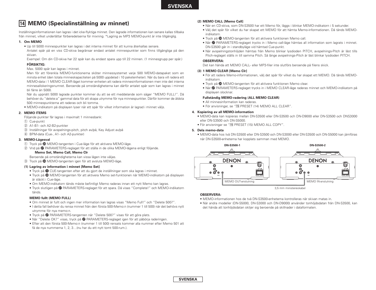 Denon DN-S3500 User Manual | Page 130 / 134