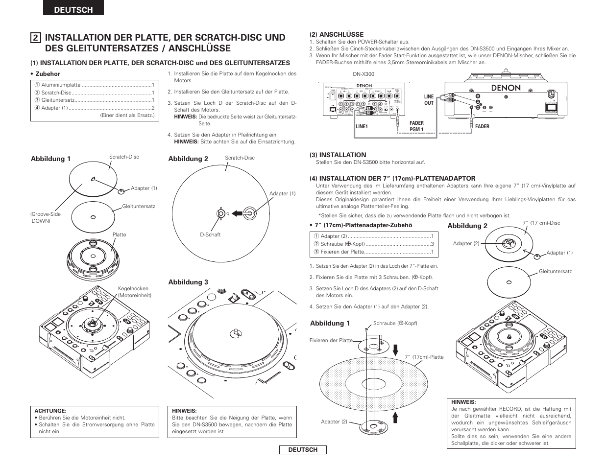 Denon DN-S3500 User Manual | Page 26 / 134