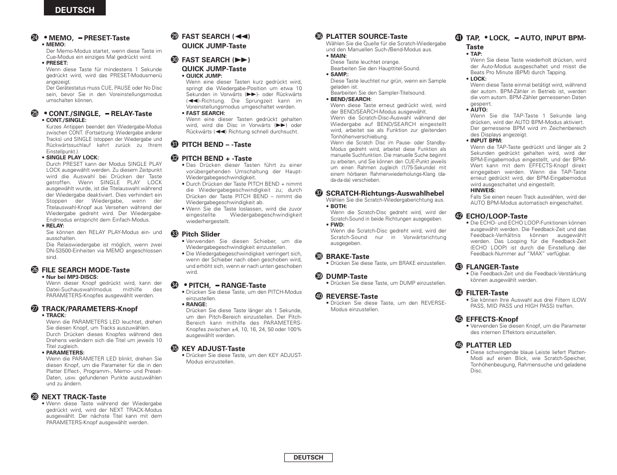 Denon DN-S3500 User Manual | Page 28 / 134