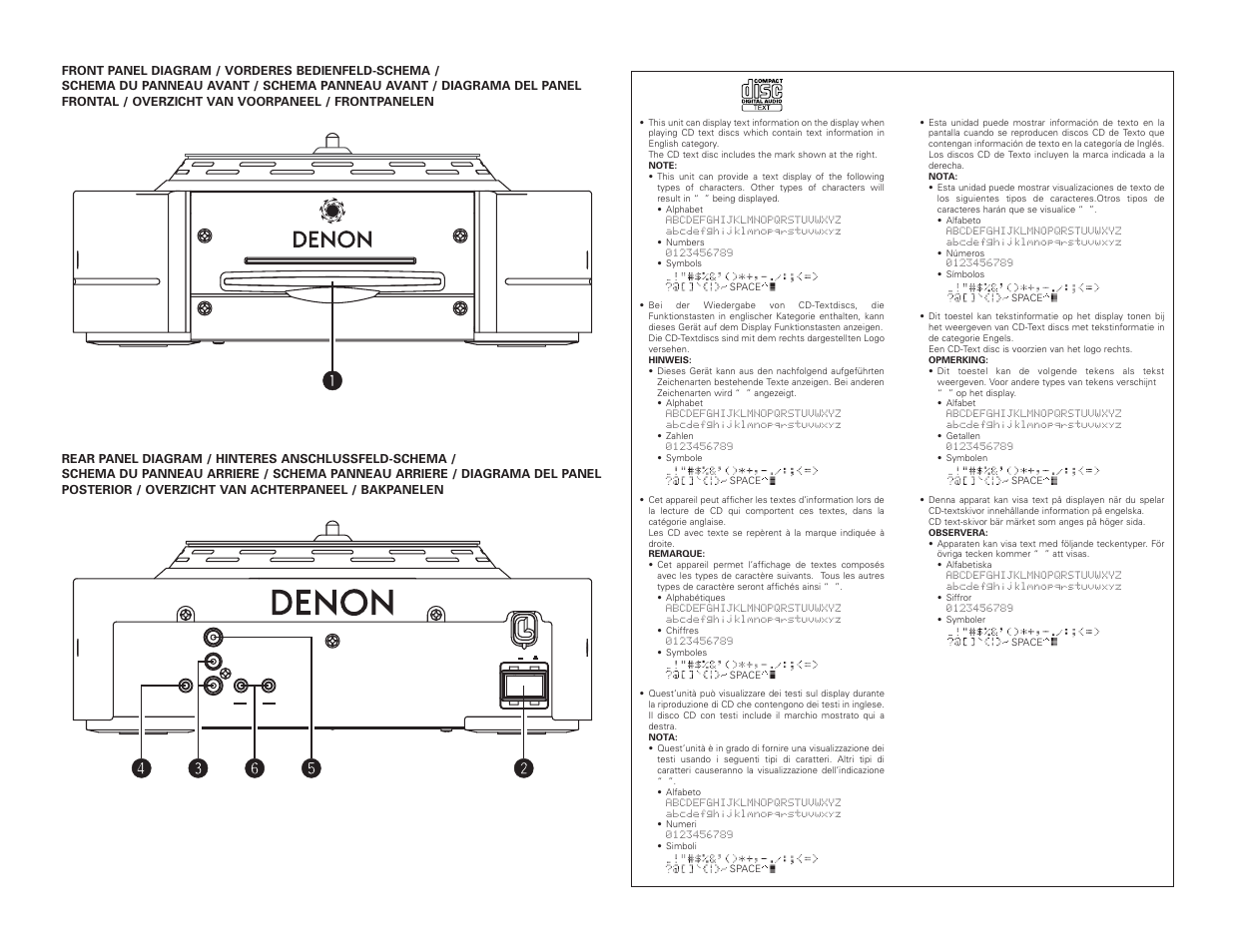 Denon DN-S3500 User Manual | Page 6 / 134