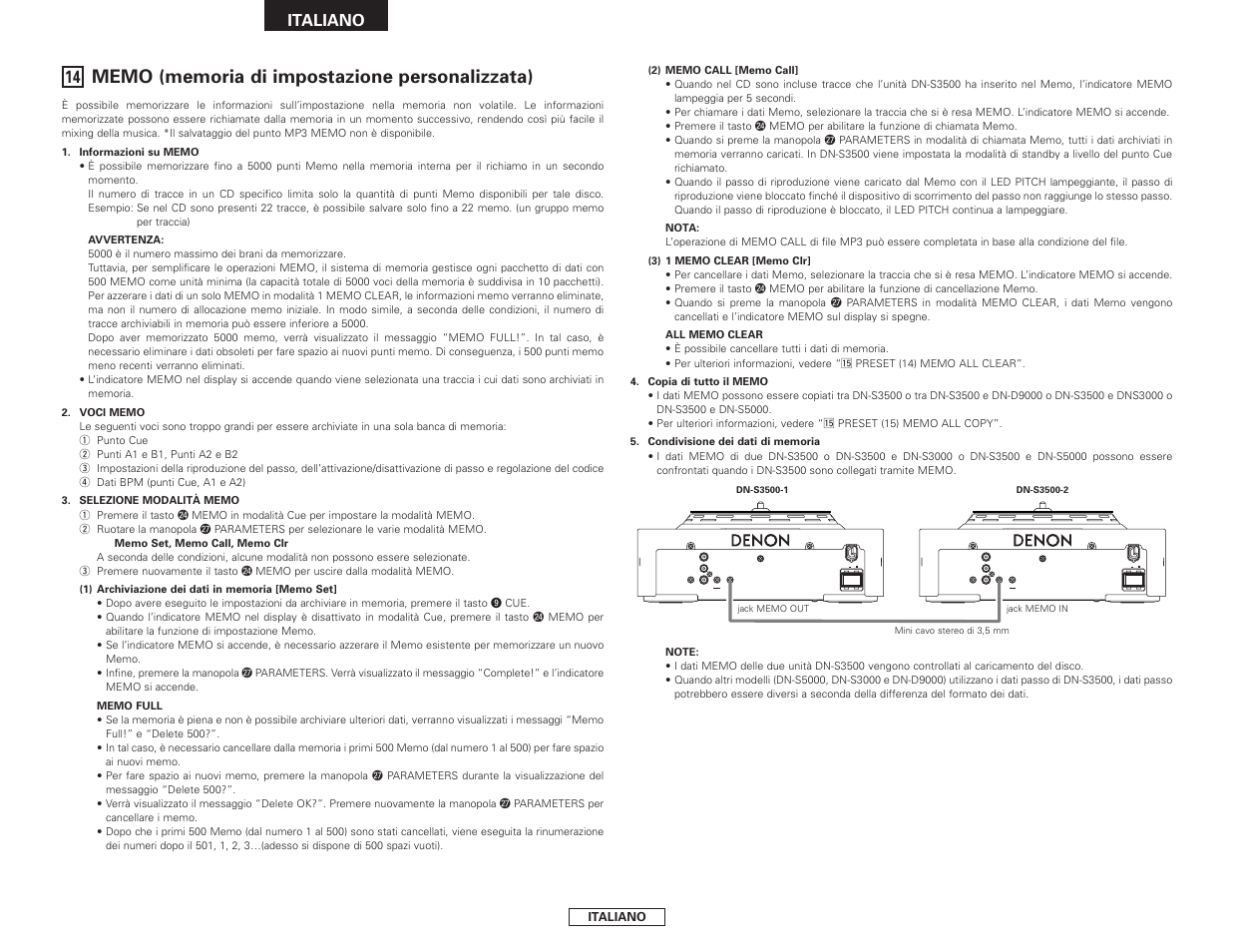 Denon DN-S3500 User Manual | Page 76 / 134