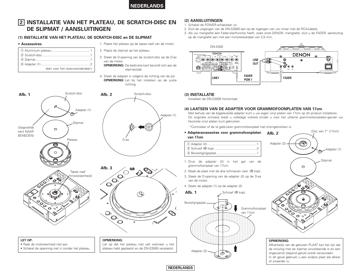 Denon DN-S3500 User Manual | Page 98 / 134