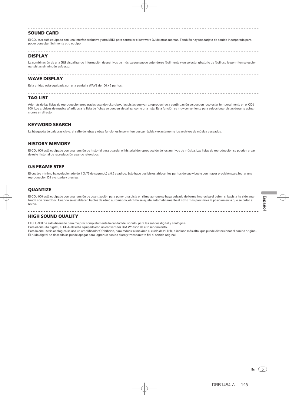 Pioneer CDJ-900 User Manual | Page 145 / 198