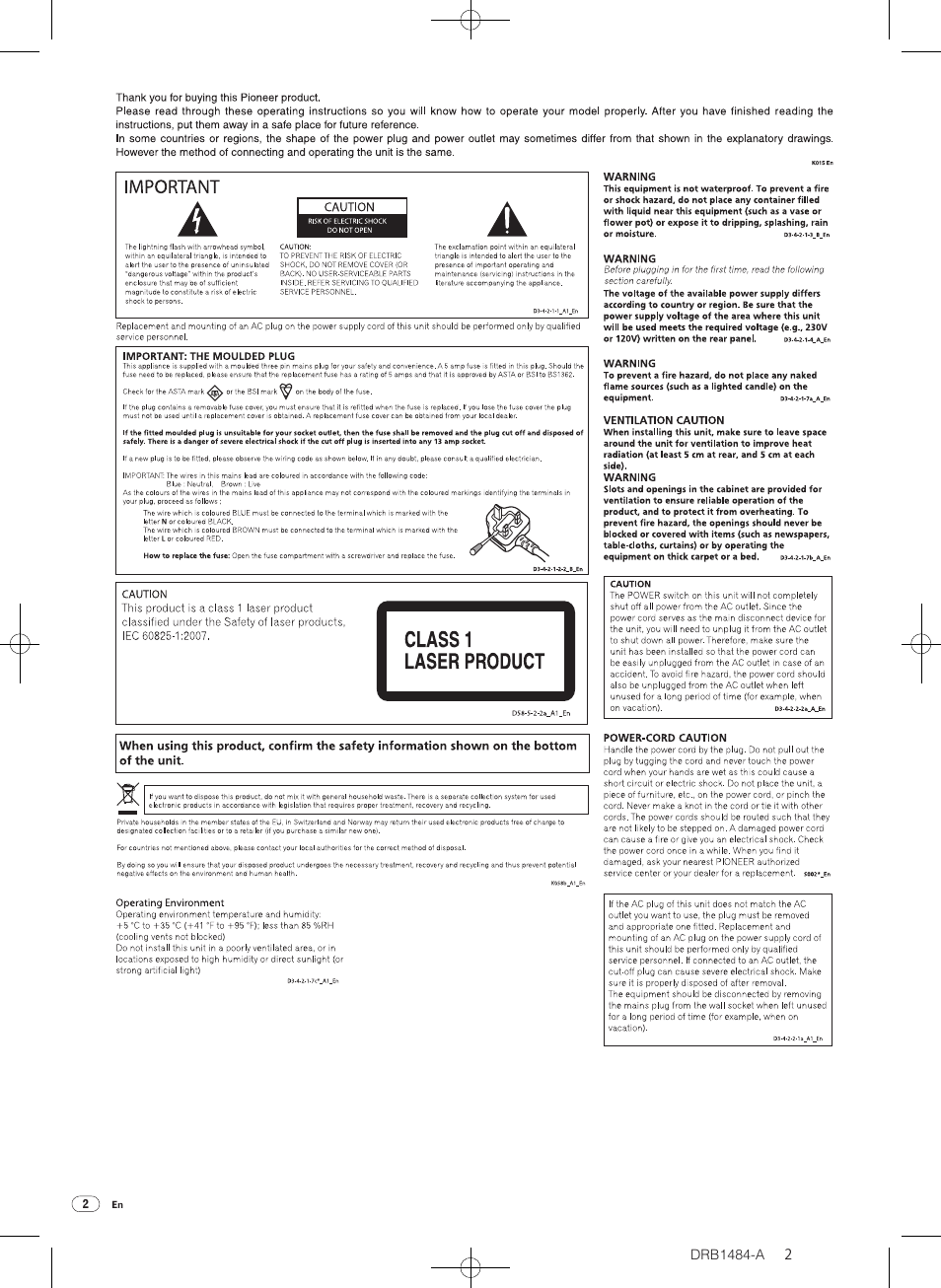 Pioneer CDJ-900 User Manual | Page 2 / 198