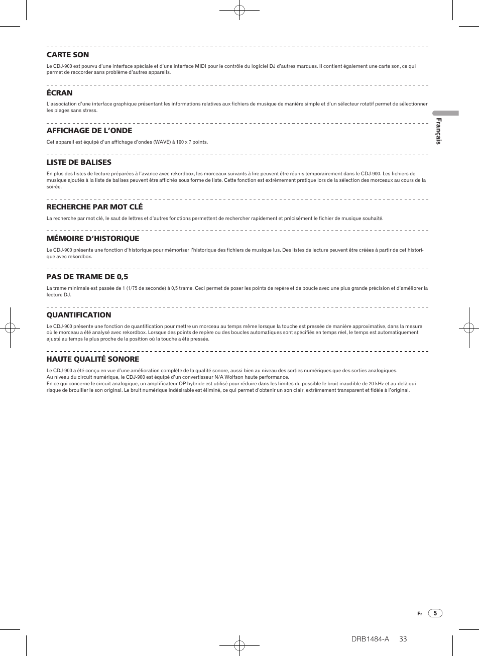 Pioneer CDJ-900 User Manual | Page 33 / 198