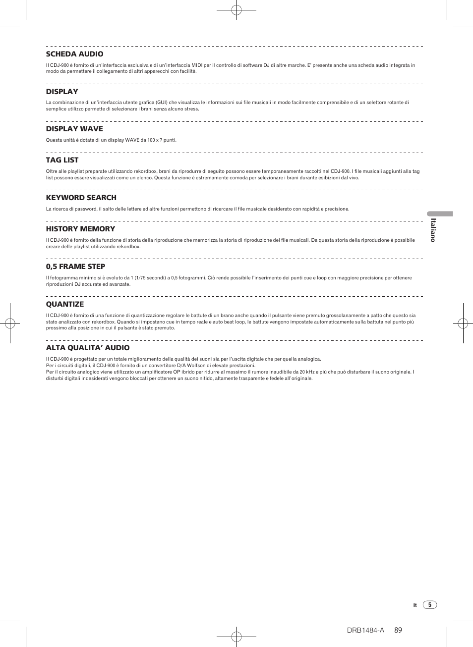 Pioneer CDJ-900 User Manual | Page 89 / 198