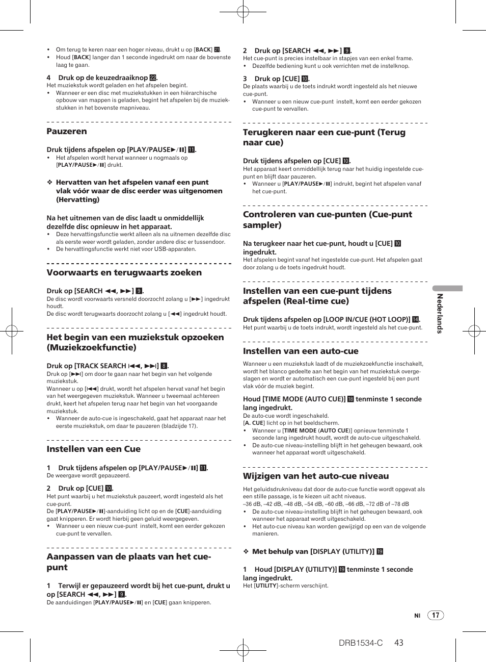 Pioneer CDJ-350-W User Manual | Page 43 / 112