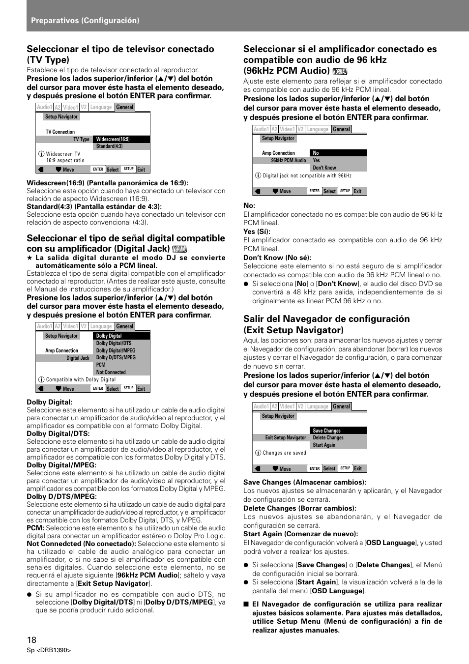 Preparativos (configuración) | Pioneer DVJ-X1 User Manual | Page 70 / 103